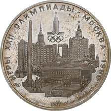 Russia, 5 Roubles, 1977, Saint-Petersburg, MS(60-62), Silver, KM:145