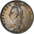 Groot Bretagne, Victoria, 1/2 Crown, 1887, London, UNC-, Zilver, KM:764
