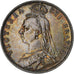 Wielka Brytania, Victoria, 1/2 Crown, 1887, London, MS(63), Srebro, KM:764