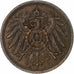 ALEMANHA - IMPÉRIO, Wilhelm II, 2 Pfennig, 1913, Berlin, EF(40-45), Cobre