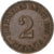 NIEMCY - IMPERIUM, Wilhelm II, 2 Pfennig, 1913, Berlin, EF(40-45), Miedź, KM:16