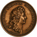 Francja, medal, Ludovicus XIIII , Nec Pluribus Impar, 1663, Mauger, AU(50-53)