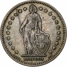 Switzerland, 2 Francs, 1914, Bern, Silver, VF(30-35), KM:21