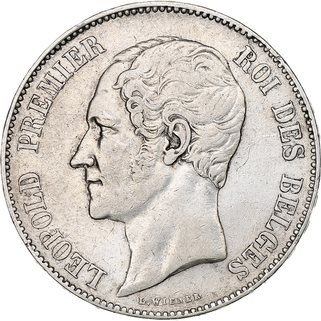 Belgium, Leopold I, 5 Francs, 5 Frank, 1849, Brussels, Silver, VF(30-35), KM:17