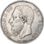 België, Leopold II, 5 Francs, 5 Frank, 1868, Brussels, FR+, Zilver, KM:24