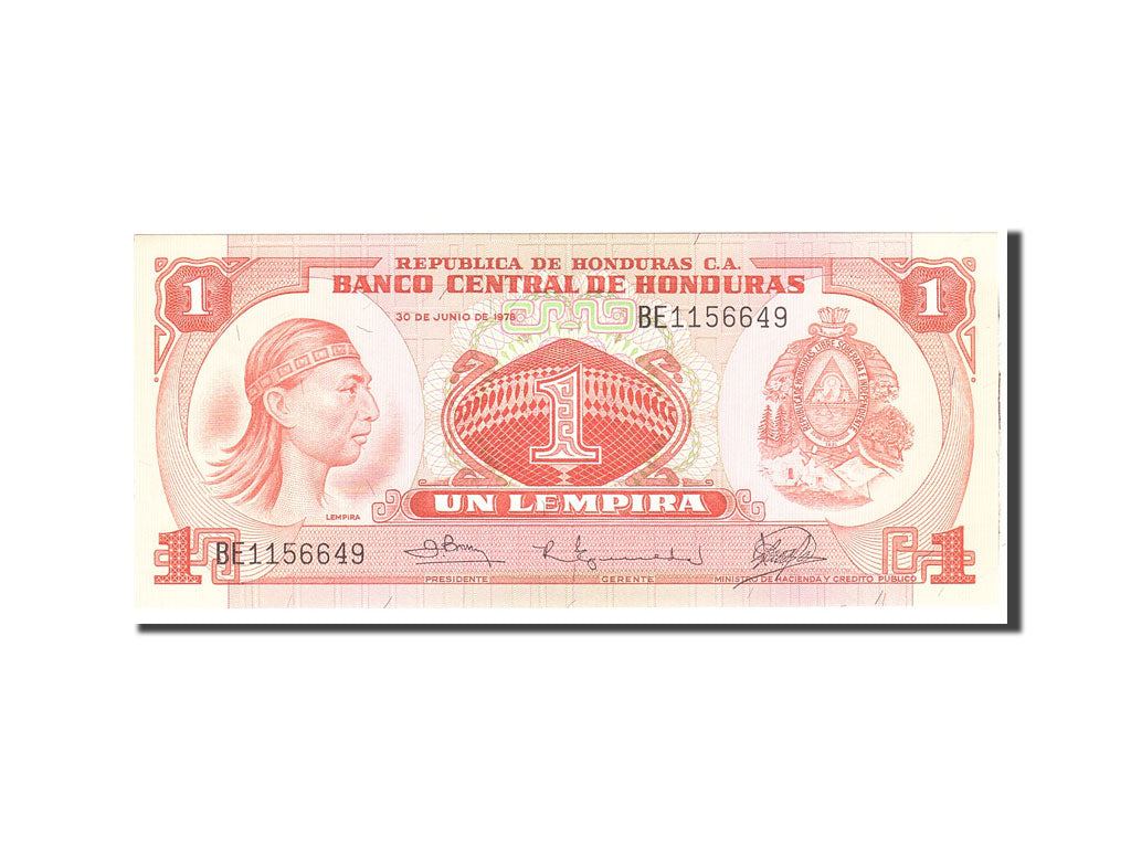 Honduras, 1 Lempira, 1978, 1978-06-30, KM:62, UNC(65-70)