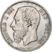 Bélgica, Leopold II, 5 Francs, 5 Frank, 1871, Brussels, VF(20-25), Prata, KM:24