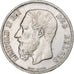 Bélgica, Leopold II, 5 Francs, 5 Frank, 1871, Brussels, VF(20-25), Prata, KM:24