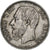 Bélgica, Leopold II, 5 Francs, 5 Frank, 1873, MBC, Plata, KM:24