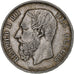 Bélgica, Leopold II, 5 Francs, 5 Frank, 1875, BC+, Plata, KM:24