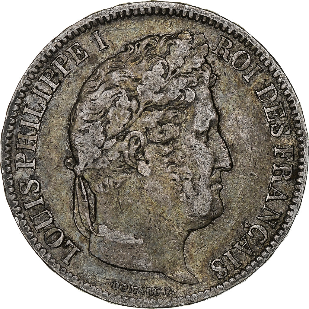 Coin, France, Louis-Philippe, 5 Francs, 1831, Paris, VF(20-25), Silver