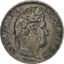 Coin, France, Louis-Philippe, 5 Francs, 1831, Paris, VF(20-25), Silver