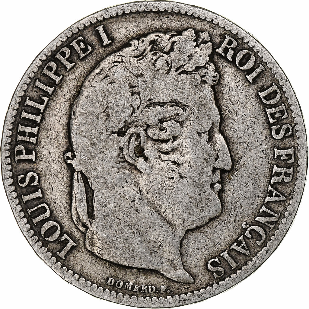 Coin, France, Louis-Philippe, 5 Francs, 1831, La Rochelle, F(12-15), Silver