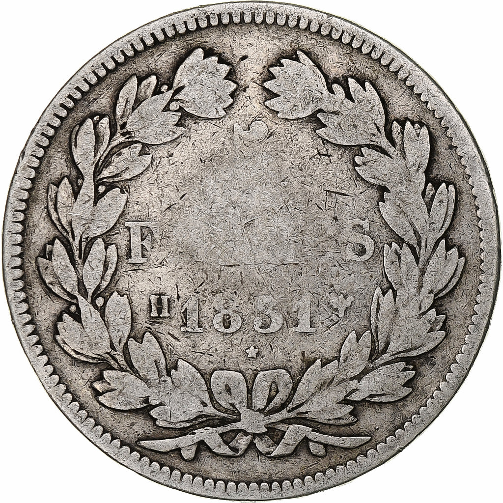 Coin, France, Louis-Philippe, 5 Francs, 1831, La Rochelle, F(12-15), Silver