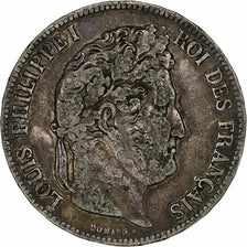 France, Louis-Philippe, 5 Francs, 1834, Lille, VF(20-25), Silver, KM:749.13