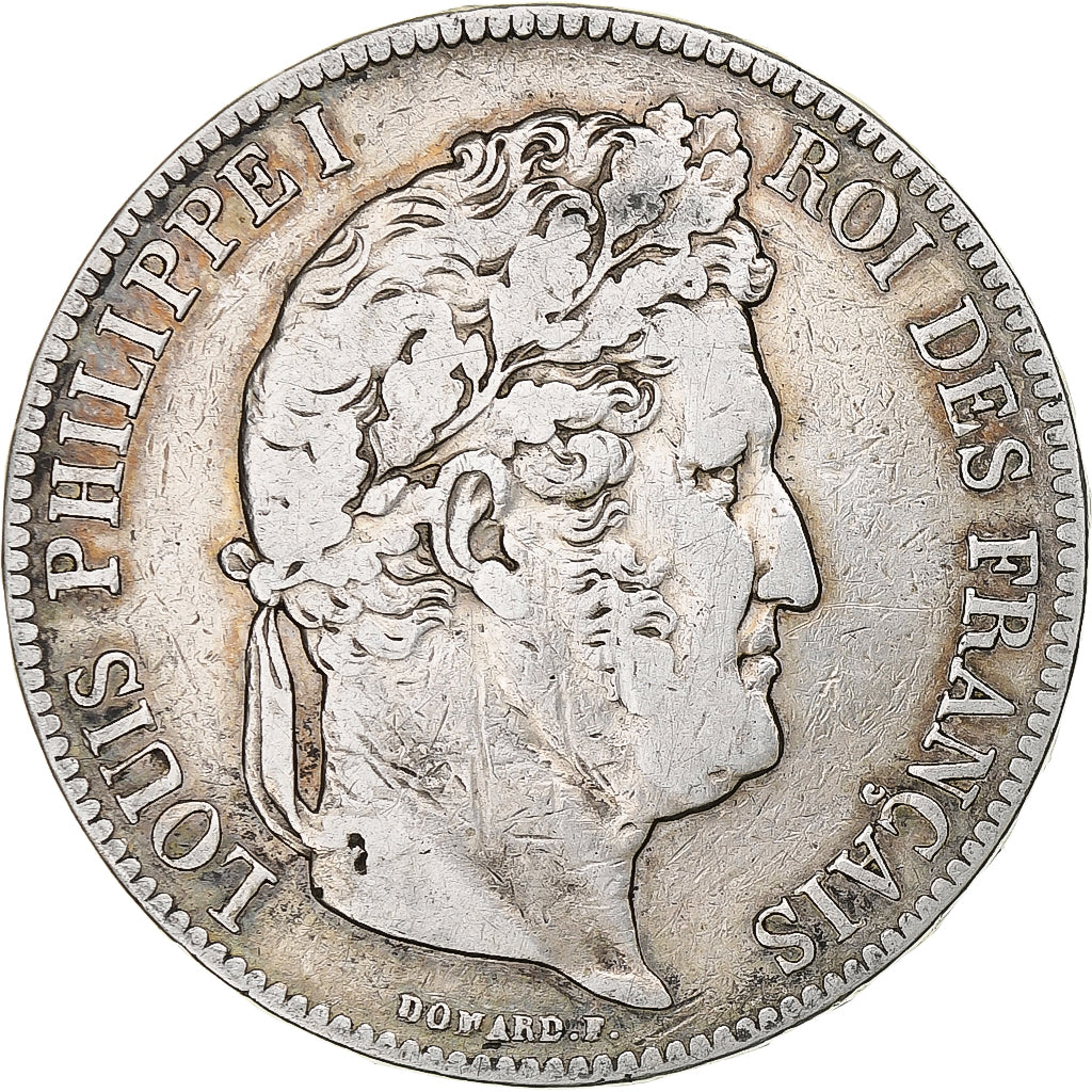 Coin, France, Louis-Philippe, 5 Francs, 1840, Paris, VF(30-35), Silver