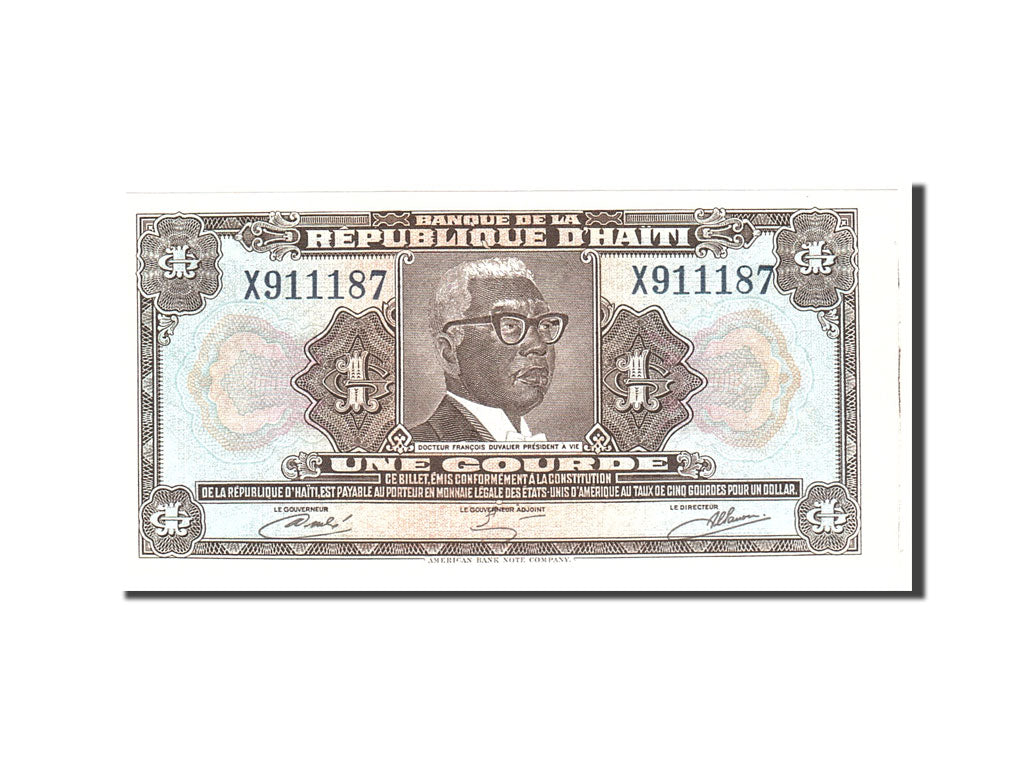 Haiti, 1 Gourde, Undated, KM:200a, UNC(65-70)