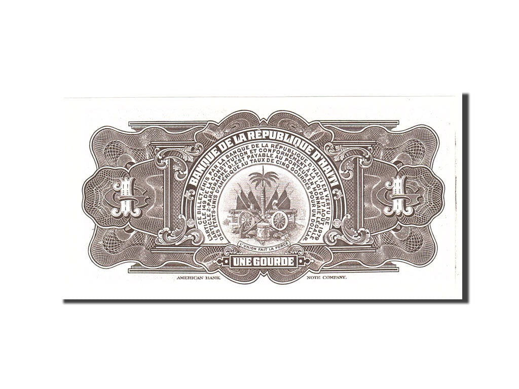 Haiti, 1 Gourde, Undated, KM:200a, UNC(65-70)