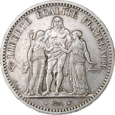 France, 5 Francs, Hercule, 1849, Paris, Silver, EF(40-45), Gadoury:683, KM:756.1