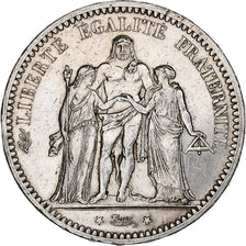 France, 5 Francs, Hercule, 1873, Paris, Silver, AU(50-53), Gadoury:745a