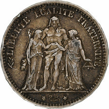 France, 5 Francs, Hercule, 1874, Paris, Silver, VF(30-35), Gadoury:745a, Le