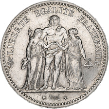 France, 5 Francs, Hercule, 1876, Paris, Argent, SUP, Gadoury:745a, KM:820.1