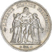 France, 5 Francs, Hercule, 1877, Paris, Argent, TTB+, Gadoury:745a, KM:820.1