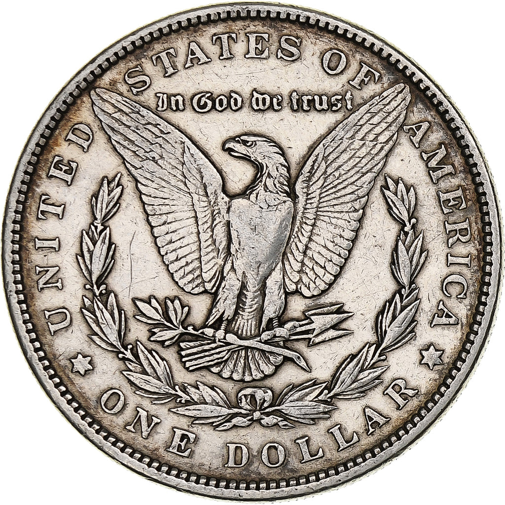 Coin, United States, Morgan Dollar, Dollar, 1884, U.S. Mint, Philadelphia