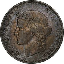 Switzerland, 5 Francs, 1889, Bern, Silver, VF(30-35), KM:34