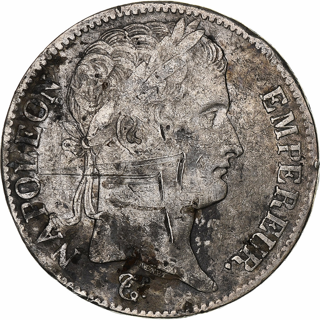 Francja, 5 Francs, Napoléon I, 1811, Limoges, Srebro, F(12-15), Gadoury:584