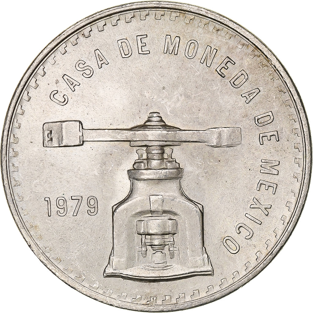 Mexico, Onza, 1979, Mexico City, Silver, MS(60-62), KM:M49b.4