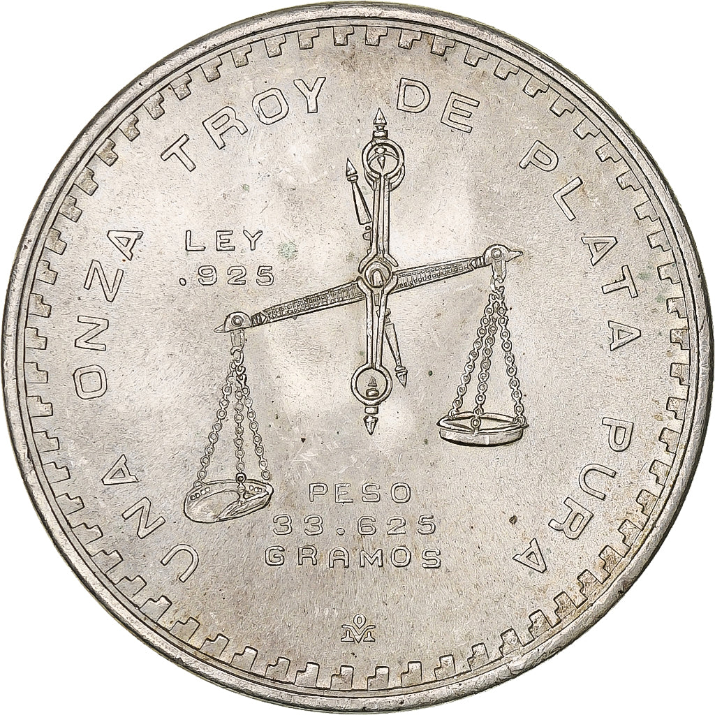 Mexico, Onza, 1979, Mexico City, Silver, MS(60-62), KM:M49b.4