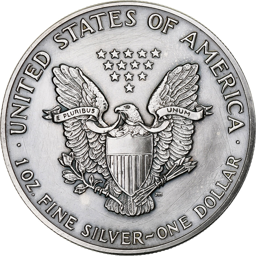 United States, 1 Dollar, 1 Oz, Silver Eagle, 1989, Philadelphia, Bullion