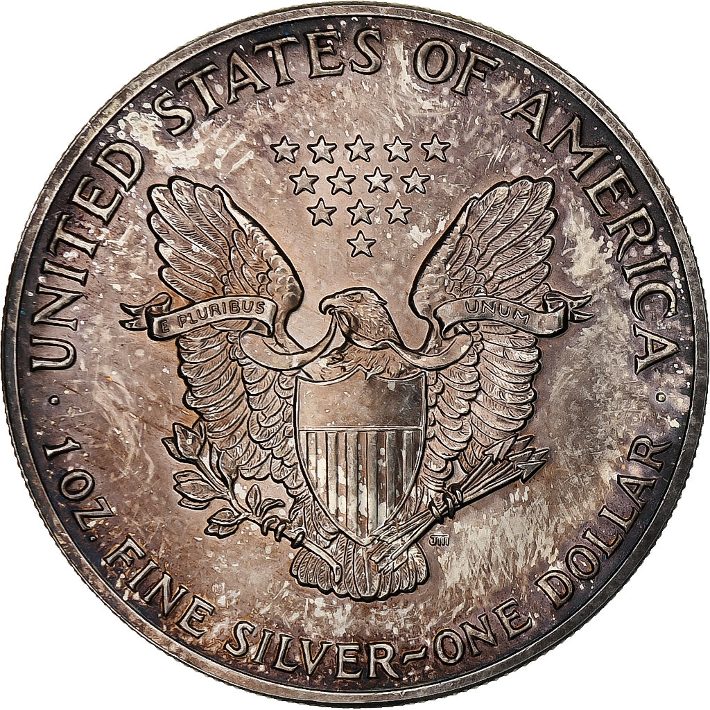 United States, 1 Dollar, 1 Oz, Silver Eagle, 1989, Philadelphia, Bullion