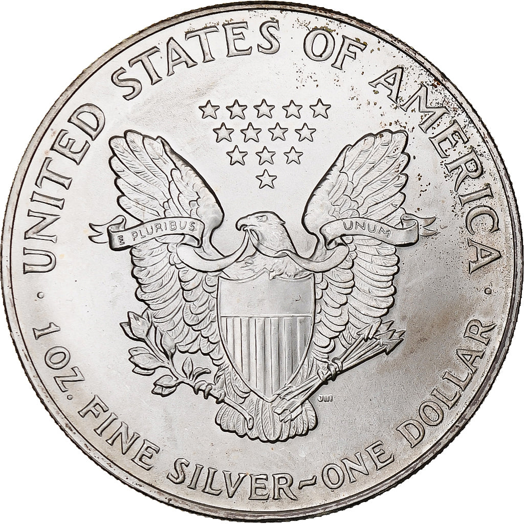 United States, Dollar, 1993, Philadelphia, 1 Oz, Silver, MS(63), KM:273