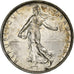 Francja, 5 Francs, Semeuse, 1968, Srebro, EF(40-45), Gadoury:770, KM:926