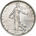 Francja, 5 Francs, Semeuse, 1968, Srebro, EF(40-45), Gadoury:770, KM:926