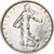 França, 5 Francs, Semeuse, 1968, Prata, AU(50-53), Gadoury:770, KM:926