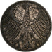 GERMANY - FEDERAL REPUBLIC, 5 Mark, 1958, Karlsruhe, Silver, EF(40-45)