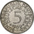 Moneda, ALEMANIA - REPÚBLICA FEDERAL, 5 Mark, 1969, Hambourg, MBC+, Plata