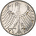 Coin, GERMANY - FEDERAL REPUBLIC, 5 Mark, 1971, Karlsruhe, EF(40-45), Silver