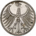 GERMANY - FEDERAL REPUBLIC, 5 Mark, 1972, Stuttgart, Silver, EF(40-45), KM:112.1