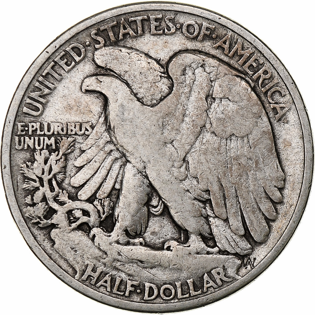 United States, Half Dollar, Liberty Walking, 1939, Philadelphia, Silver