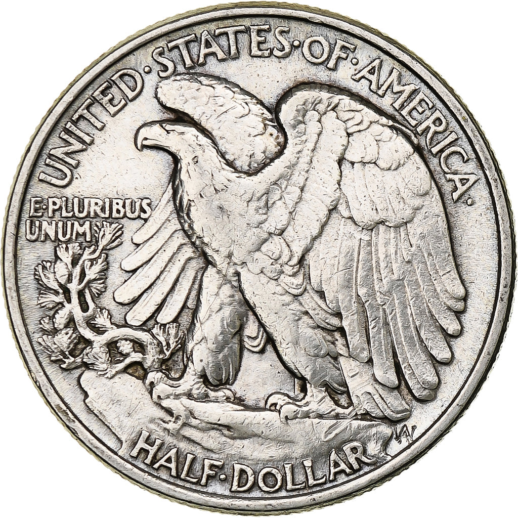 United States, Half Dollar, Walking Liberty, 1944, Philadelphia, Silver