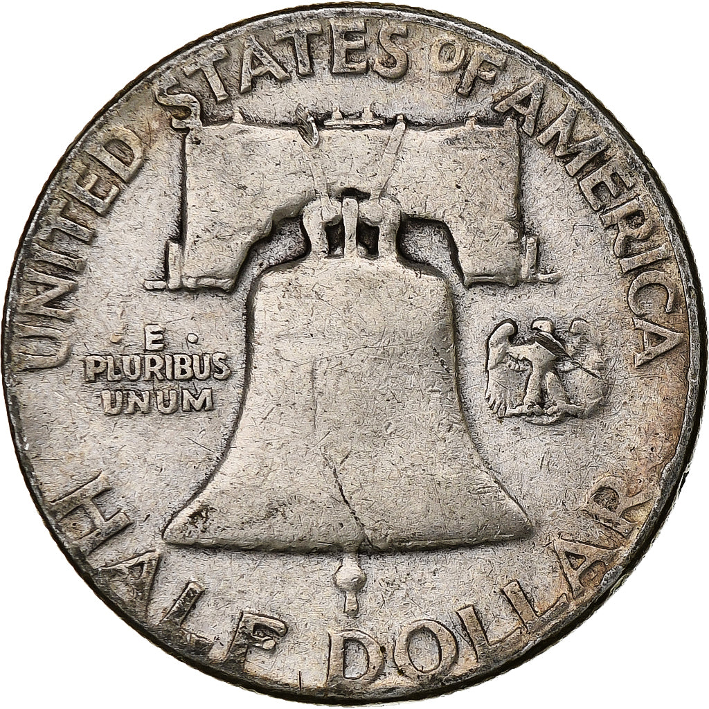 United States, Half Dollar, Franklin Half Dollar, 1950, U.S. Mint, Silver
