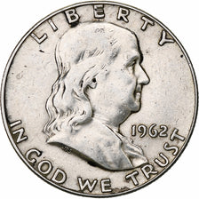 United States, Half Dollar, Franklin Half Dollar, 1962, Denver, Silver