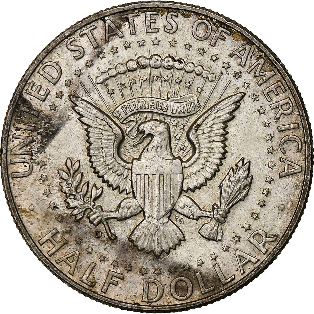 United States, Half Dollar, Kennedy Half Dollar, 1964, Denver, Silver