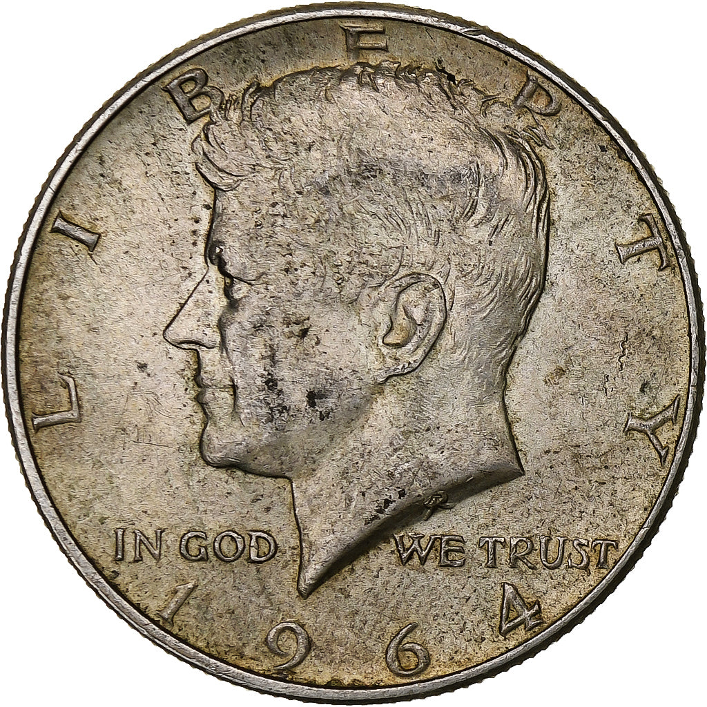 United States, Half Dollar, Kennedy Half Dollar, 1964, Denver, Silver
