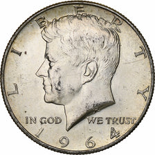 United States, Half Dollar, Kennedy Half Dollar, 1964, Denver, Silver