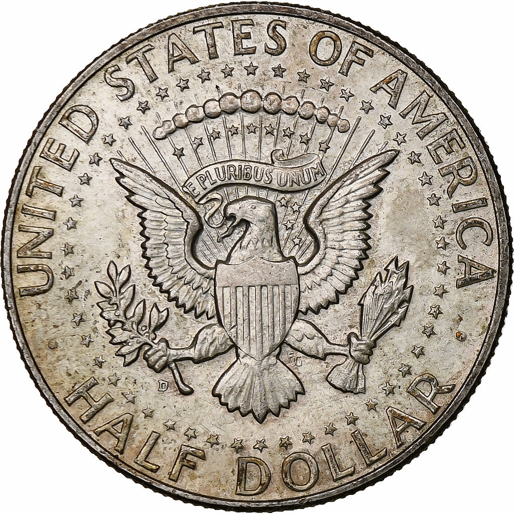 United States, Half Dollar, Kennedy Half Dollar, 1964, Denver, Silver